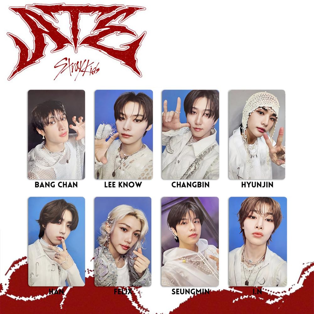 Ariesxin 38Pcs KPOP Stray Kids ATE New Album Photocards Double